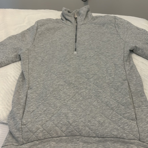 Lululemon long sleeve half zip sweat top quilted pattern size 2 great condition - Picture 1 of 9
